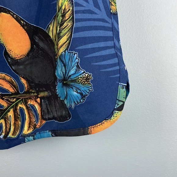 Brooklyn Cloth Kent Ave Volley Floral Swim Trunks Men’s Swimsuit Palms Toucan XL - Picture 5 of 7